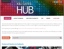 Tablet Screenshot of klgateshub.com
